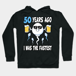 50 Years Ago I Was The Fastest Birthday Decorations Party Hoodie